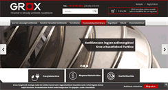 Desktop Screenshot of grox.hu